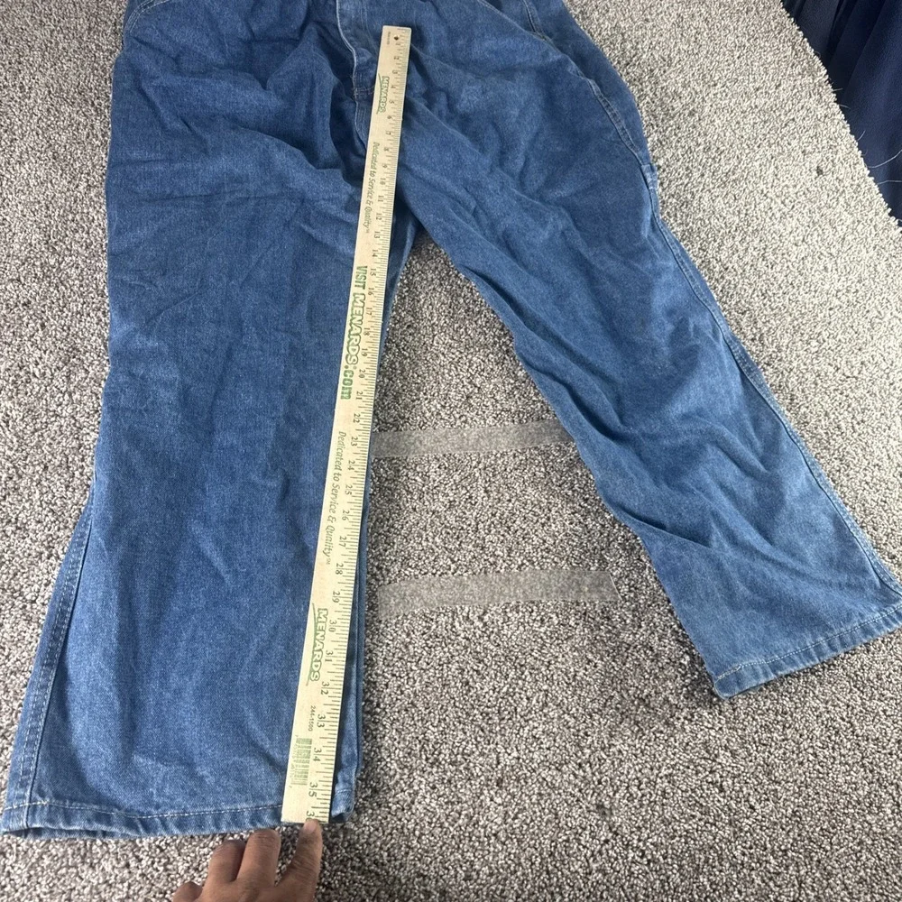 Smiths Workwear Size 42x30 Mens Jeans Cotton Straight Dark Wash‎